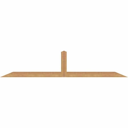 Ekena Millwork Portland Smooth Timber Gable Bracket, Western Red Cedar, 84"W x 17"H x 3 1/2"D x 3 1/2"F, 5/12 Pitch GBW084X17X0404POR00SWR